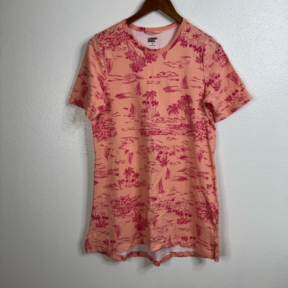 Lands' End Tropical Print Mini Dress Size Xsmall